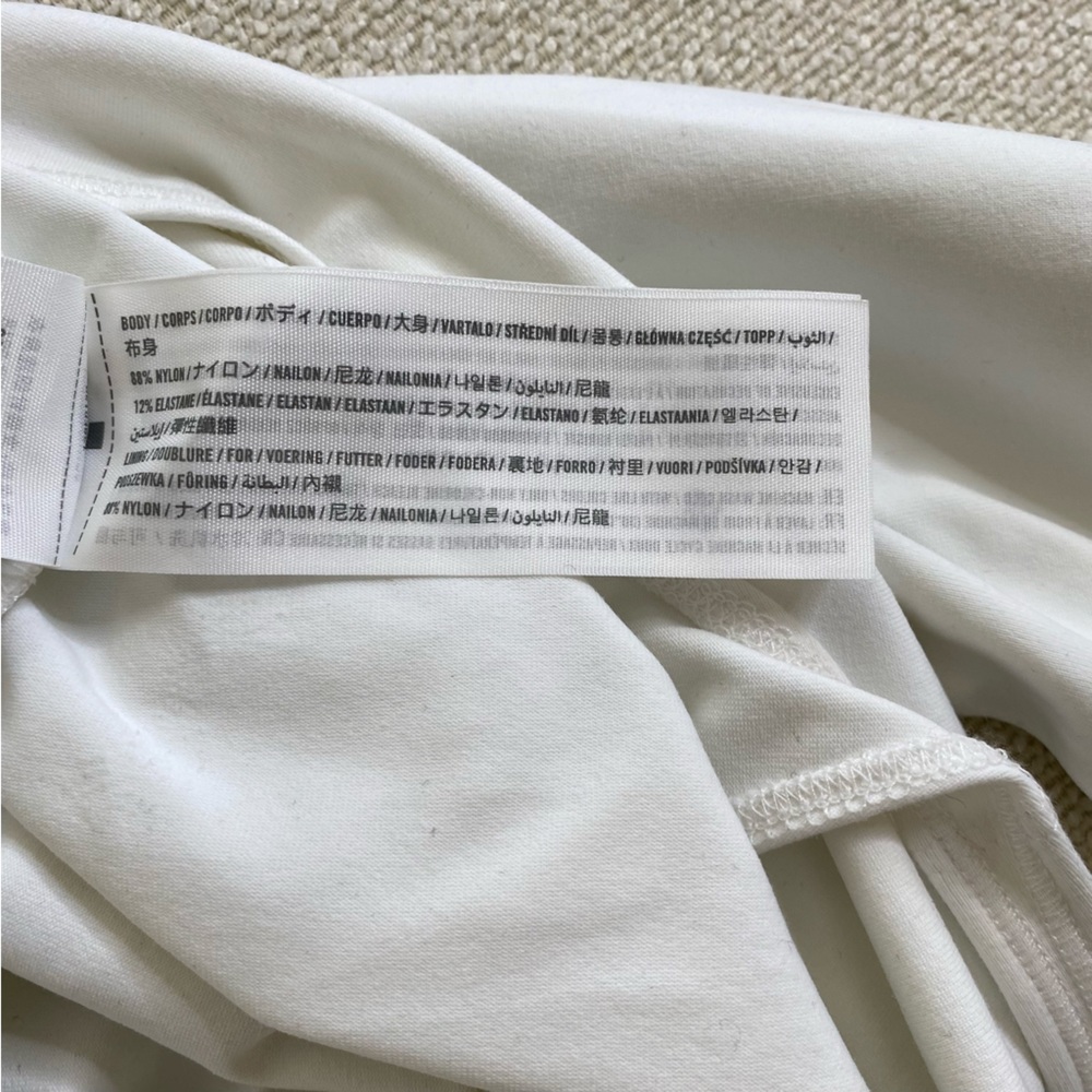 Abercrombie & Fitch Long-Sleeve White Bodysuit - Picture 7 of 8